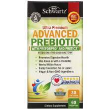 BioSchwartz, Prébiotique Avancé Ultra Premium, 60 Gélules