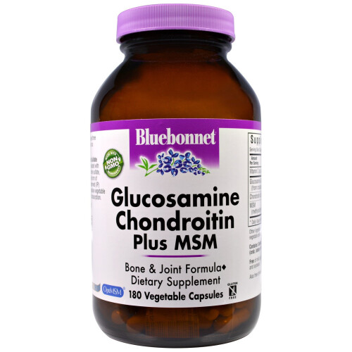Bluebonnet Nutrition, Glucosamin Chondroitin & MSM, 180 Gemüsekapseln