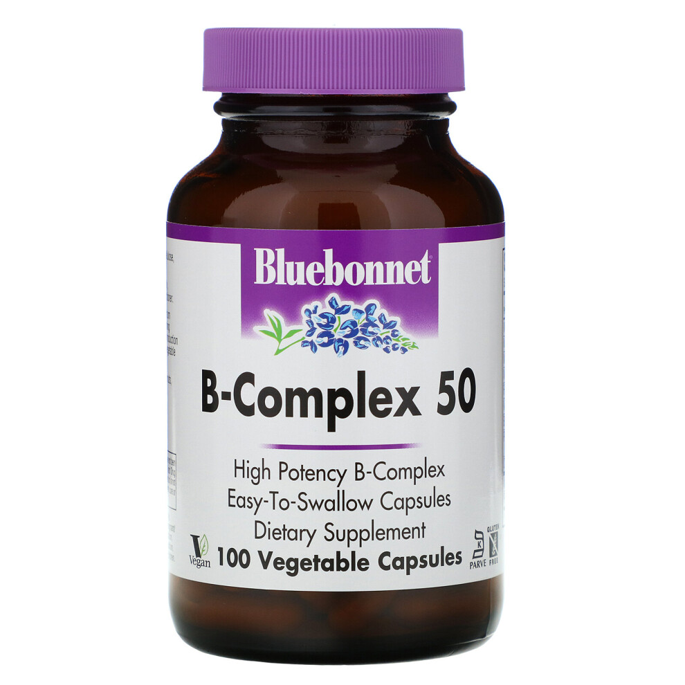 Bluebonnet Nutrition , B-Complex 50, 100 Vegetable Capsules