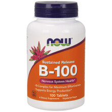 NOW Foods, B-100 à Libération Prolongée, 100 Comprimés