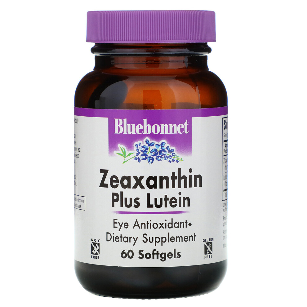 Bluebonnet Nutrition , Zeaxanthin Plus Lutein, 60 Softgels