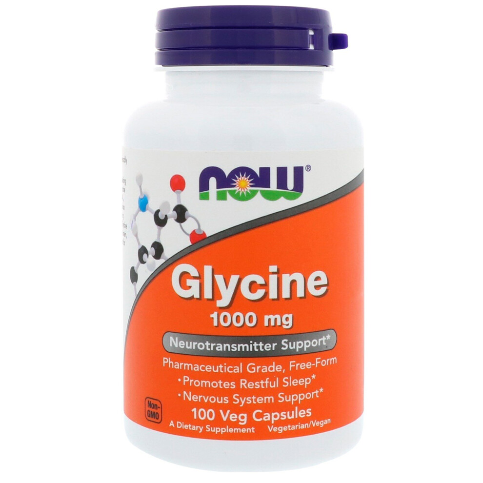 Now Foods , Glycine, 1,000 Mg, 100 Veg Capsules