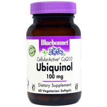 Bluebonnet Nutrition, CellularActive CoQ10, Ubiquinol, 100 mg, 60 Vegetarische Weichkapseln