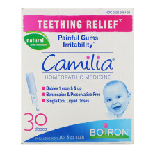 Boiron, Camilia, Zahnungshilfe, Ab 1 Monat, 30 Vordosierte Flüssigdosen, je 0,034 fl oz (1 ml)
