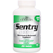 21st Century, Sentry Senior, Complément Multivitaminé et Multiminéral, Adultes 50+, 265 Comprimés