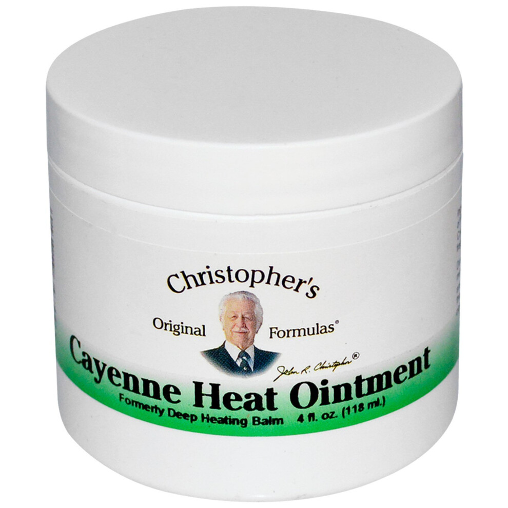 Christopher's Original Formulas , Cayenne Heat Ointment, 4 Fl Oz (118 Ml)