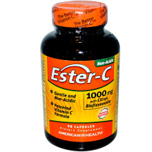 American Health, Ester-C aux Bioflavonoïdes d'Agrumes, 1 000 mg, 90 Gélules