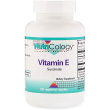 Nutricology, Vitamine E, 100 Gélules Végétariennes