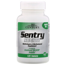 21st Century, Sentry Senior, Complément Multivitamines et Multiminéraux, Adultes 50+, 125 Comprimés