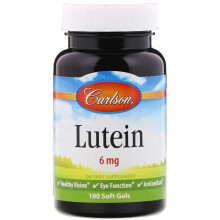 Carlson, Lutein, 6 mg, 180 Weichkapseln