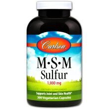 Carlson, MSM Schwefel, 1.000 mg, 300 Vegetarische Kapseln
