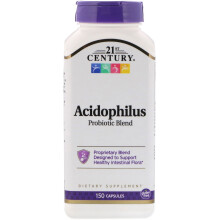 21st Century, Mélange Probiotique Acidophilus, 150 Gélules