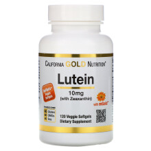 California Gold Nutrition, Lutein mit Zeaxanthin, 10 mg, 120 Veggie-Softgels