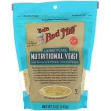 Bob's Red Mill, Levure Nutritionnelle à Gros Flocons, Sans Gluten, 5 oz (142 g)