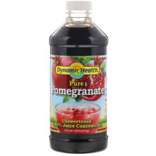 Dynamic Health Laboratories, Pure Pomegranate, 100% Juice Concentrate, Unsweetened, 16 fl oz (473 ml)