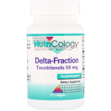 Nutricology, Delta-Fraction, Tocotrienole, 50 mg, 75 Softgels (25 mg pro Softgel)