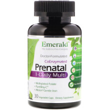 Emerald Laboratories, CoEnzymated Prenatal 1-Täglich Multi, 30 Pflanzenkapseln