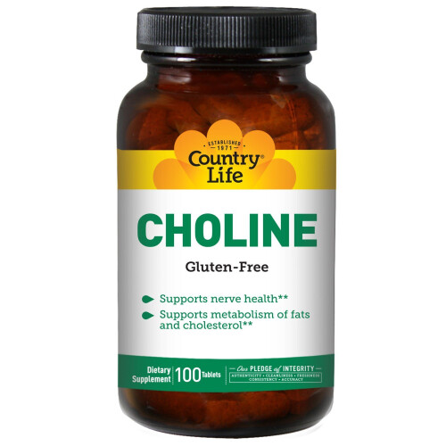 Country Life, Cholin, 100 Tabletten