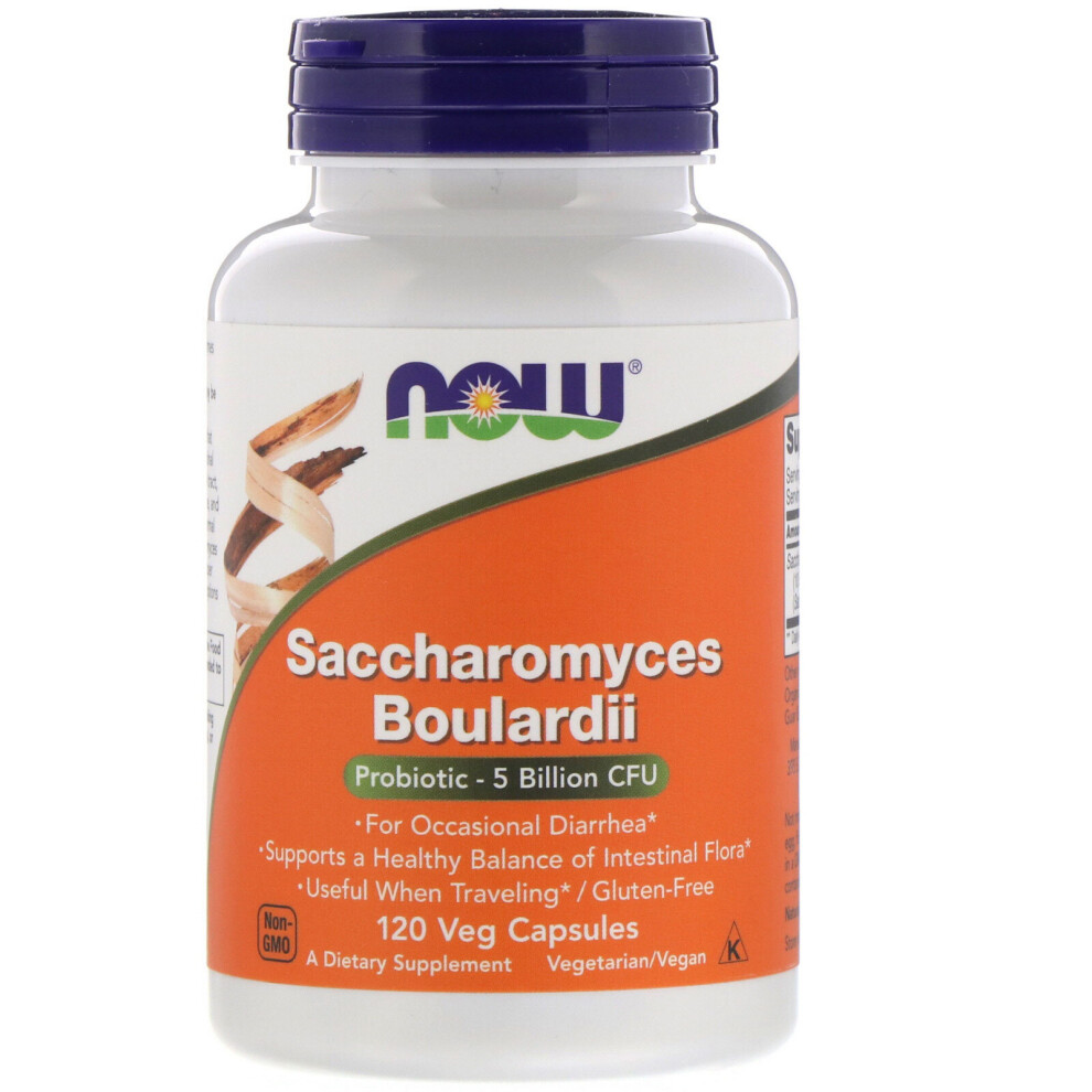 Now Foods , Saccharomyces Boulardii, 5 Billion Cfu, 120 Veg Capsules