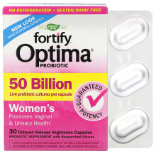 Nature's Way, Fortify Optima, Frauen-Probiotikum, 50 Milliarden, 30 magensaftresistente Veg. Kapseln