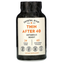 Crystal Star, Dünn Nach 40, 60 Vegetarische Kapseln