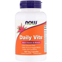 NOW Foods, Vitamines Quotidiennes, Multi Vitamines et Minéraux, 120 Gélules Végétales