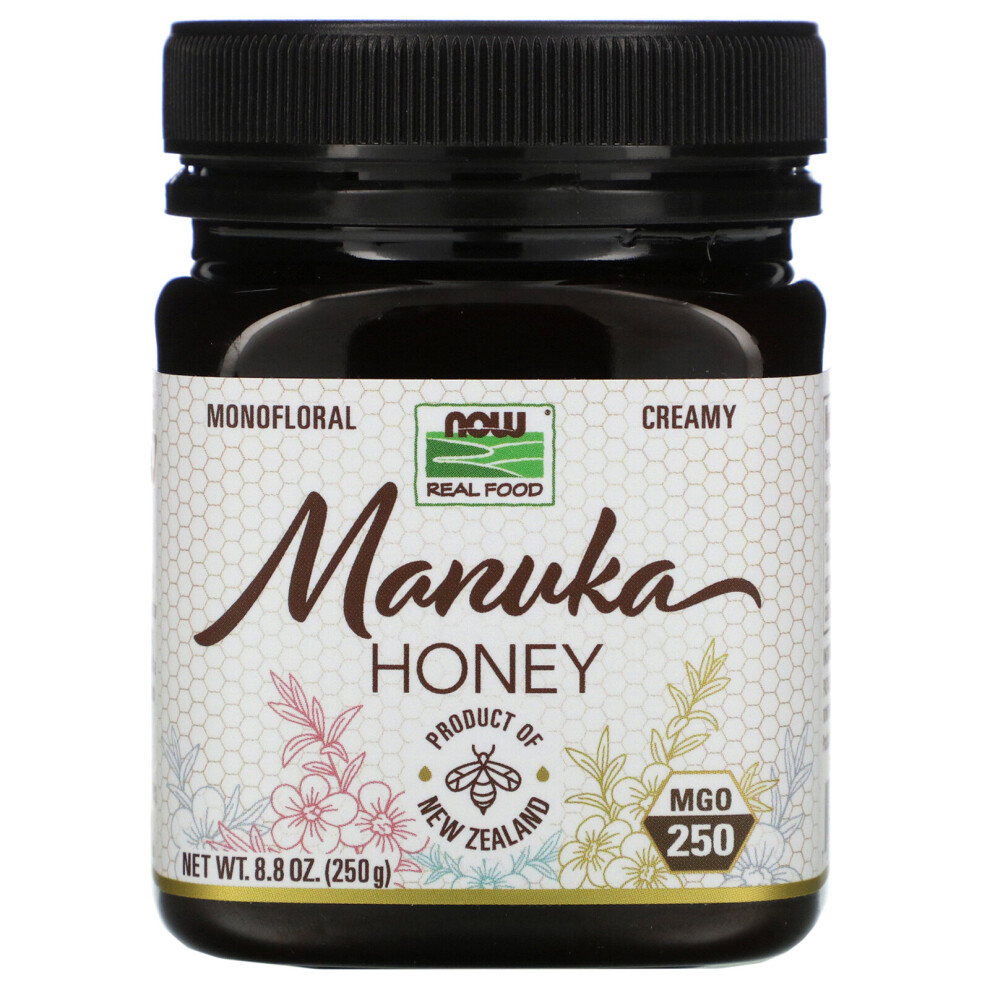 Now Foods , Real Food, Manuka Honey, Mgo 250, 8.8 Oz (250 G)