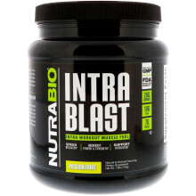 NutraBio, Intra Blast, Carburant d'Acides Aminés Intra-Entraînement, Fruit de la Passion, 1,6 lb (718 g)