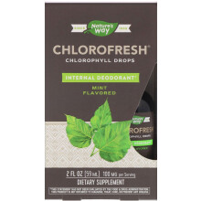 Nature's Way, Chlorofresh, Chlorophyll Tropfen, Minze, 2 fl oz (59 ml)