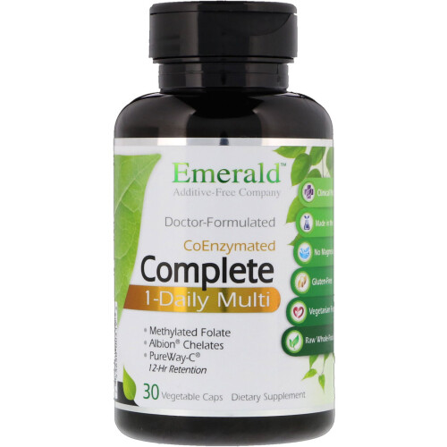 Emerald Laboratories, Coenzymiertes Complete 1-Täglich Multi, 30 Pflanzenkapseln