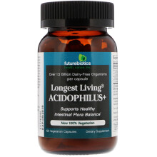 Futurebiotics, Acidophilus+ Longévité Maximale, 100 Capsules Végétariennes