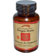 Dragon Herbs, Rehmannia-Sechs-Kombination, 500 mg, 100 Vegetarische Kapseln