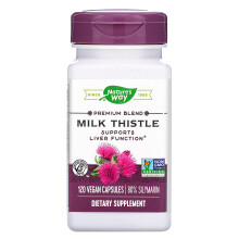 Nature's Way, Mariendistel, 120 Vegane Kapseln
