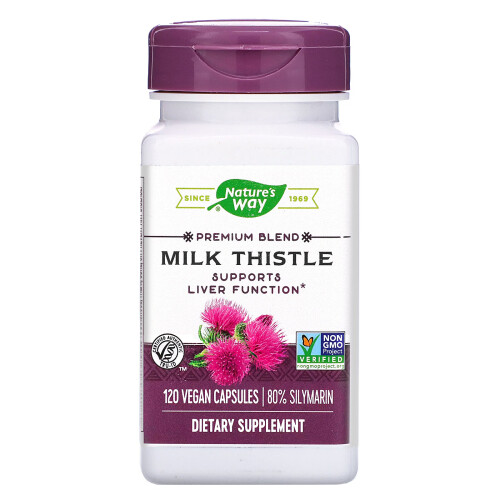 Nature's Way, Milk Thistle, Standardized, 120 Vegan Capsules