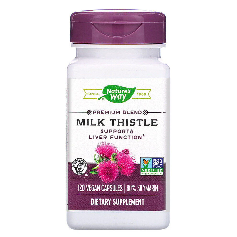 Nature's Way , Milk Thistle, Standardized, 120 Vegan Capsules