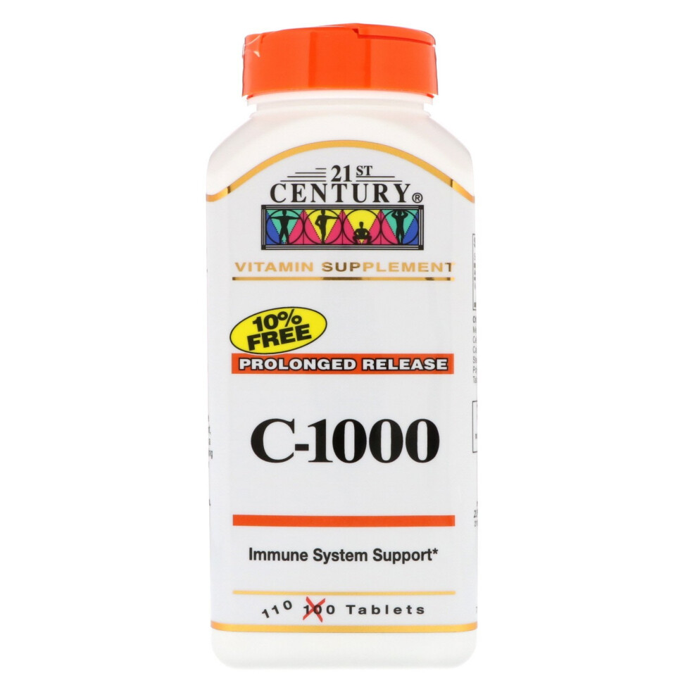 21St Century , C-1000, Prolonged Release, 110 Tablets