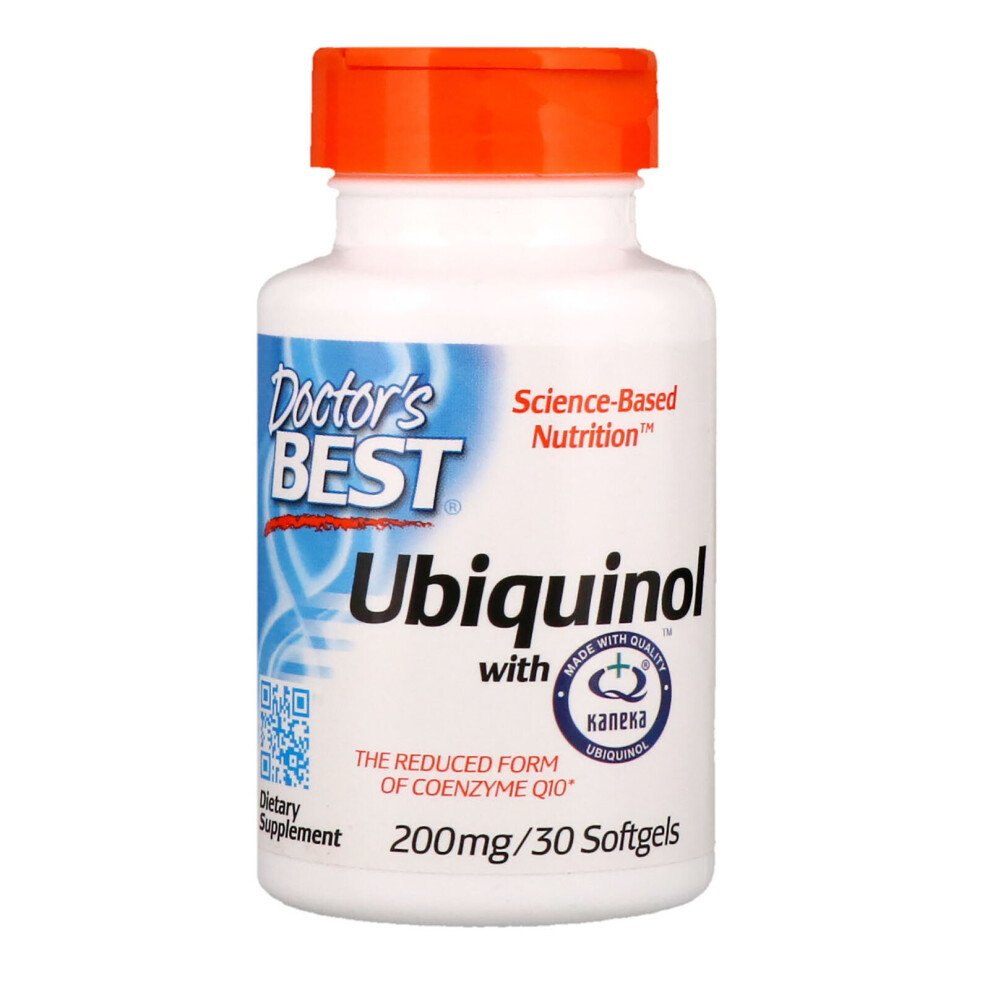 Doctor's Best , Ubiquinol With Kaneka, 200 Mg, 30 Softgels