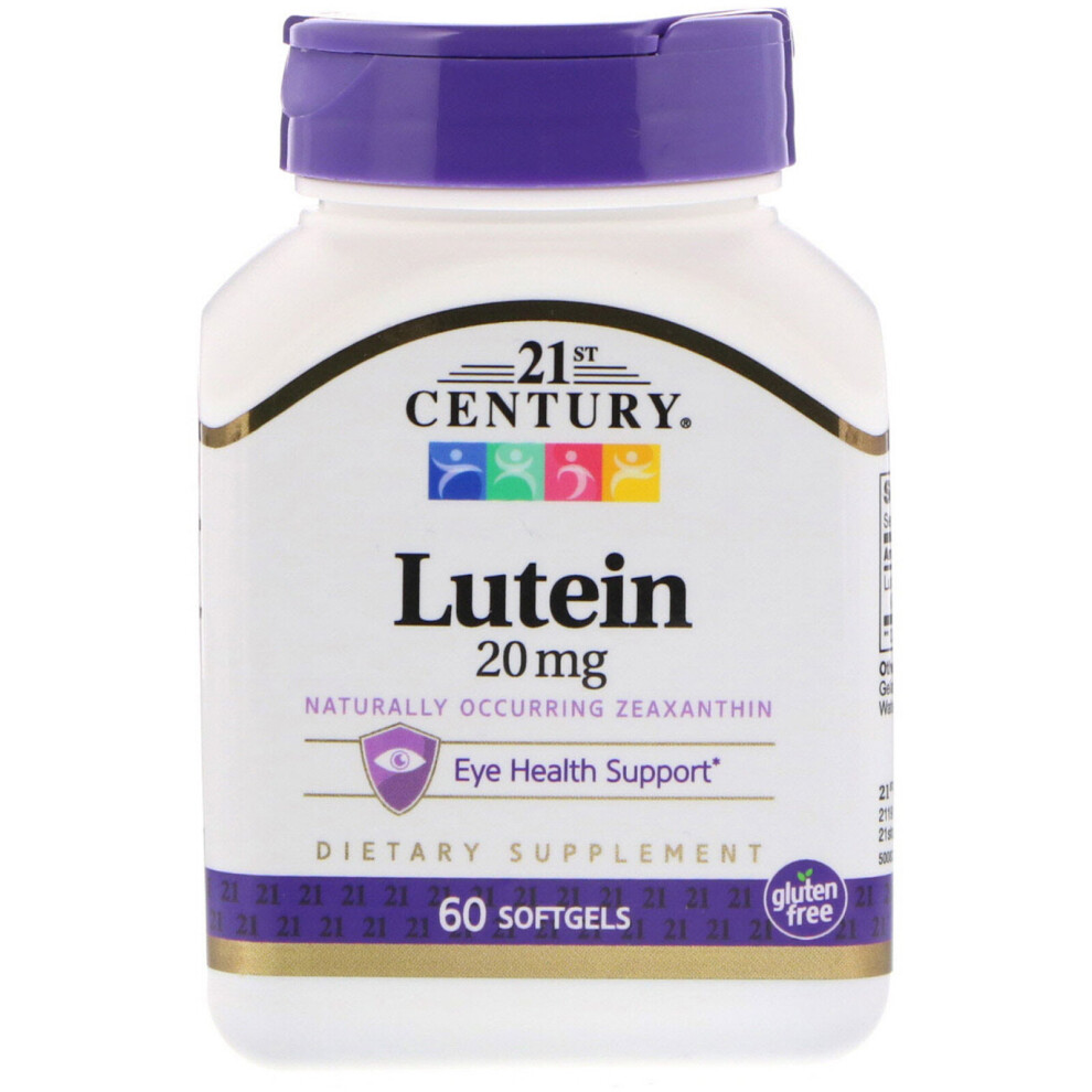 21St Century , Lutein, 20 Mg, 60 Softgels