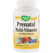 Nature's Way, Prenatal Multi-Vitamin and Multi-Mineral, 180 Capsules