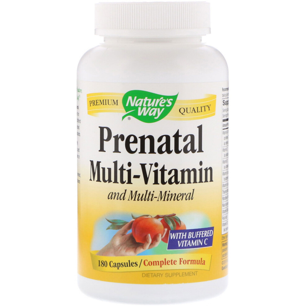 Nature's Way , Prenatal Multi-Vitamin And Multi-Mineral, 180 Capsules