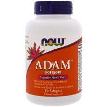 Now compl te Adam Men's Multivitamin avec Saw Palmetto Plant Sterols Lycop ne & CoQ10 90 SoftGels