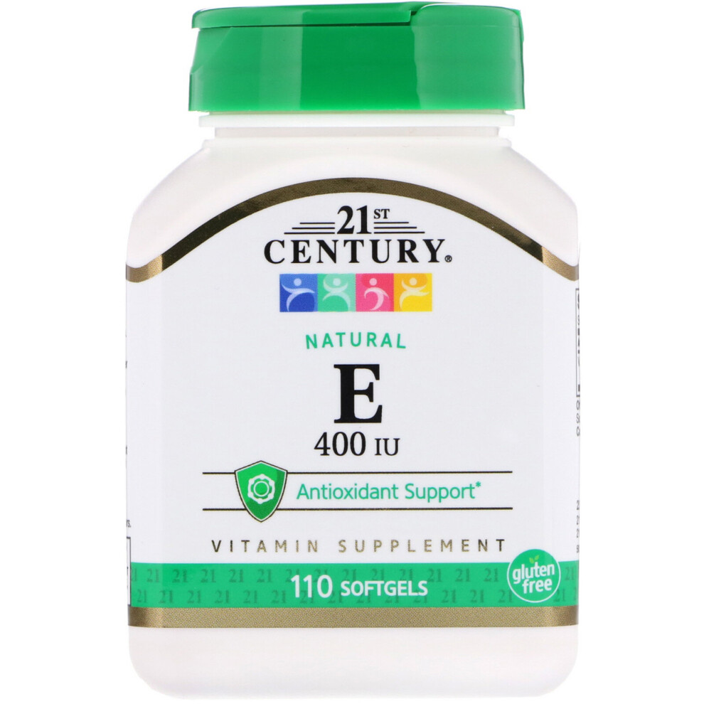21St Century , E, Natural, 400 Iu, 110 Softgels