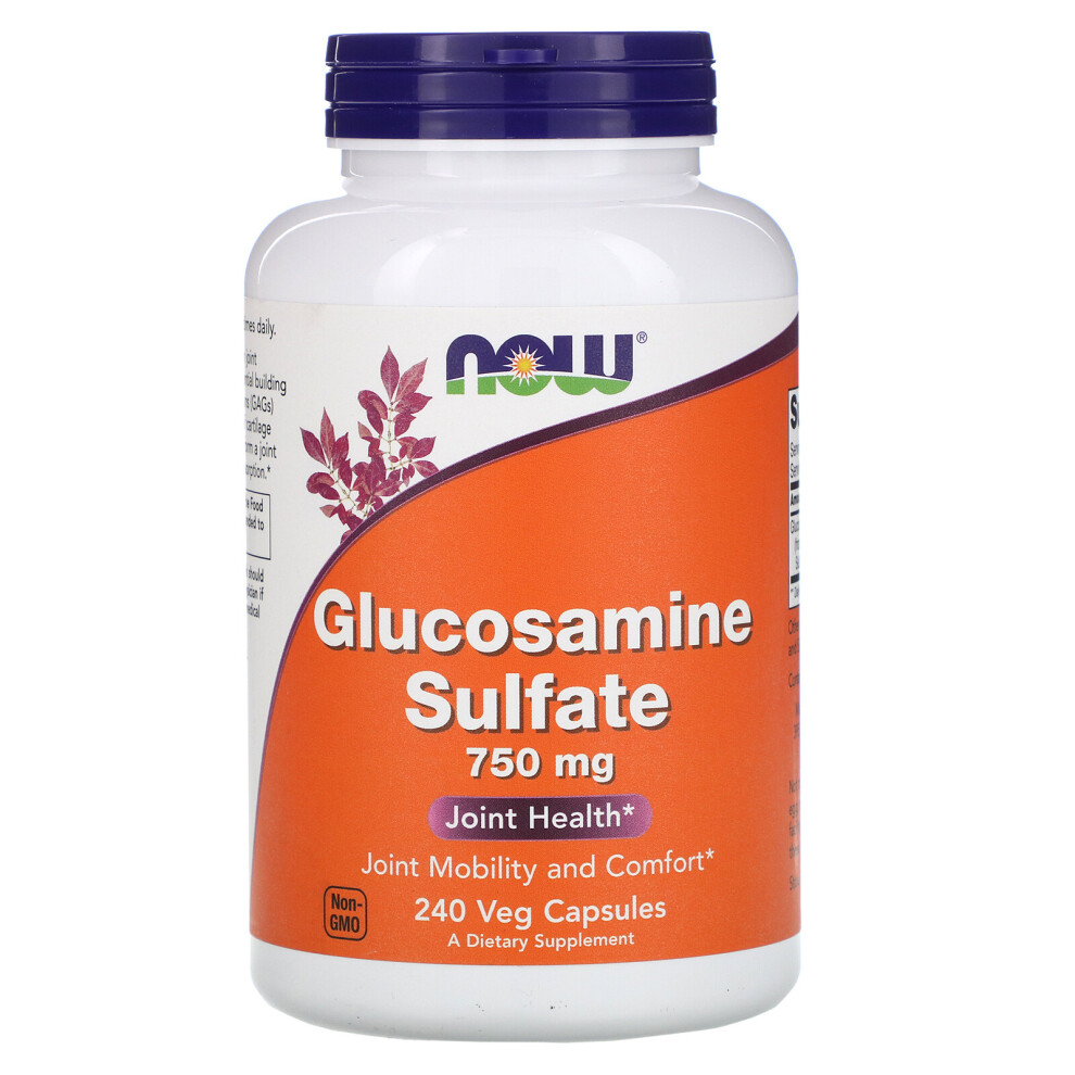 Now Foods , Glucosamine Sulfate, 750 Mg, 240 Veg Capsules