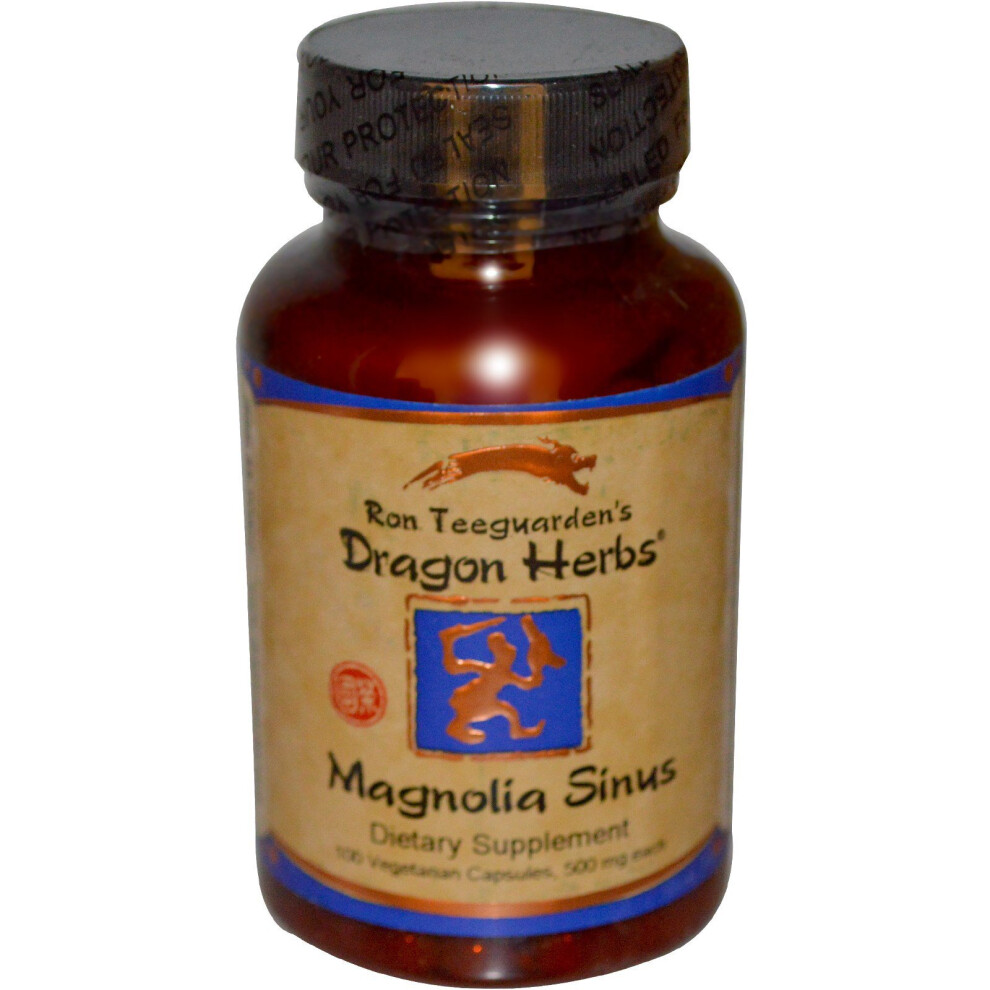 Dragon Herbs , Magnolia Sinus, 500 Mg, 100 Vegetarian Capsules