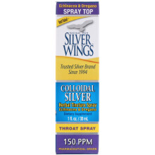 Natural Path Silver Wings, Kolloidales Silber, Kräutertinktur-Spray, 150 PPM, 1 fl oz (30 ml) (150 PPM pro 15 Sprühstöße)