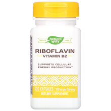 Nature's Way, Riboflavin, Vitamin B2, 100 mg, 100 Kapseln