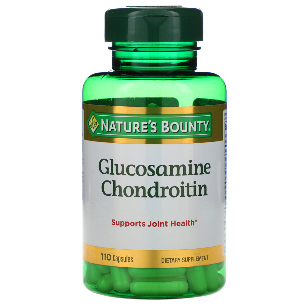 Nature's Bounty Glucosamine Chondroitin 110 Capsules - Joint Support Supplement