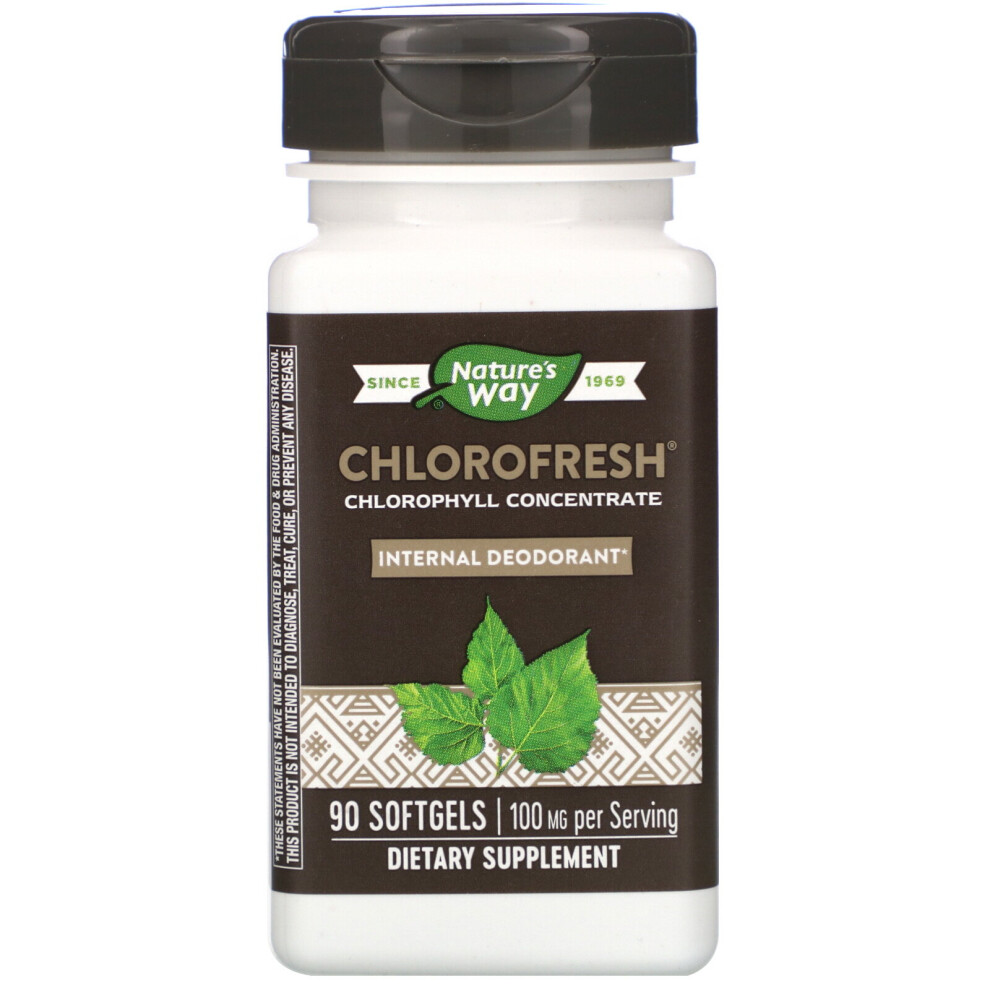 Photos - Vitamins & Minerals Natures Way Nature's Way, Chlorofresh, Chlorophyll Concentrate, 90 Softgels 