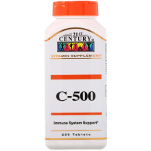 21st Century, Vitamin C, 500 mg, 250 Tabletten
