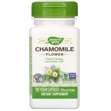 Nature's Way, Kamillenblüte, 700 mg, 100 Vegane Kapseln (350 mg pro Kapsel)